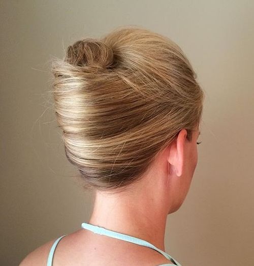 Slick Peek-a-Boo Twist- French twist updos