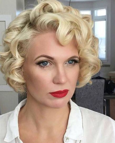 The Marilyn Monroe Look- Short blonde hairstyles