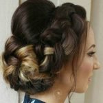 Thick Crown Braid with Bouffant- Crown braids
