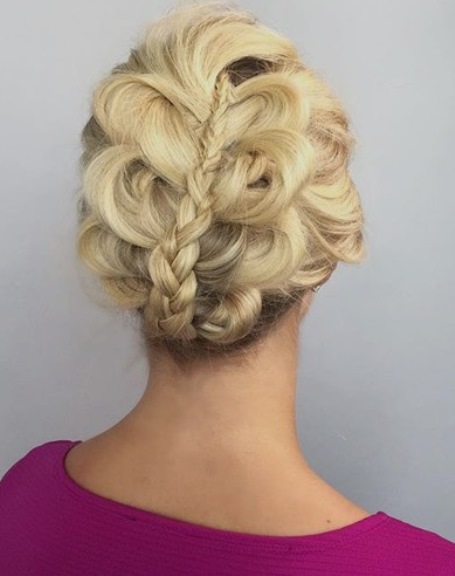 Three Stand Braid Up-Do- Fall hairstyles