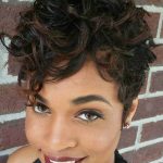 Tousled Curls- Short brown hairstyles
