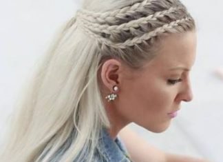 15 Different French Braid Hairstyles Trip Side Braid- French braid hairstyles