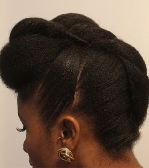 Easy Knotted Updos for Natural Hair