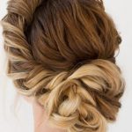 Twisted Side Bun hairstyles for prom