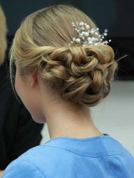 Twisted and Looped Updo- Braided updos
