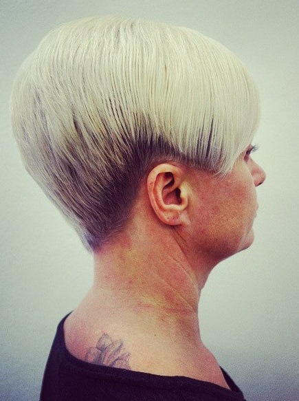 Two Tone Short hairstyles for women over 50