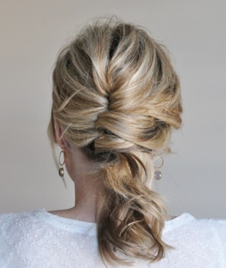 Undone French Twist Updos