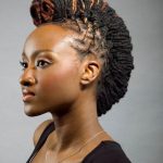Victory Roll Braided Mohawk Updo hairstyles