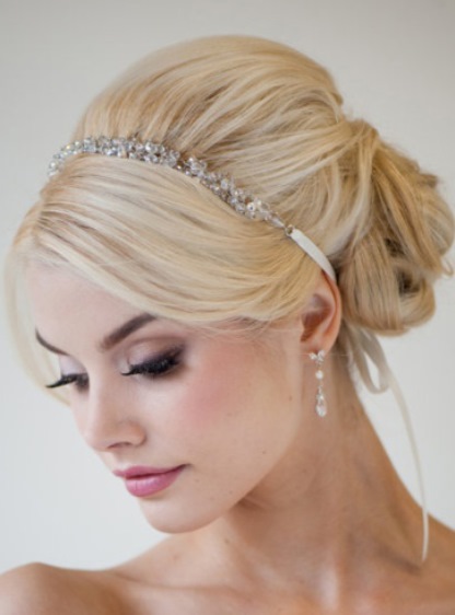 Wedding hair Updos with Bouffant