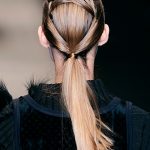 Woven Ponytail- Captivating hairstyles for women 2016