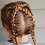 The Criss Cross Braids Toddler Girls Hairstyle