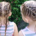 A Little Different Pigtail Toddler Girls Hairstyle