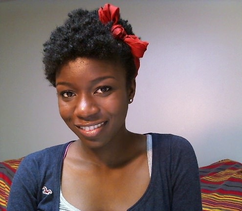 Style is with a Bow TWA hairstyles