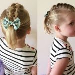 Mohawk Braid for Short Hair Toddler Girls Hairstyle