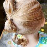 Bubble Ponytail Toddler Girls Hairstyle