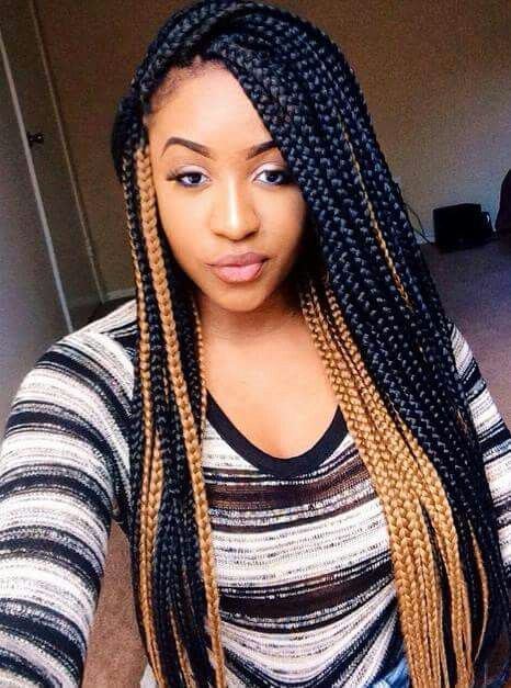 Two-Toned Colored Twists for Black Women