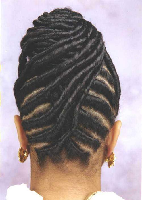 Braided Updo Twists for Black Women
