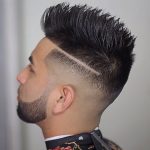 Combed Back Spikes Spiky Hairstyles for Men