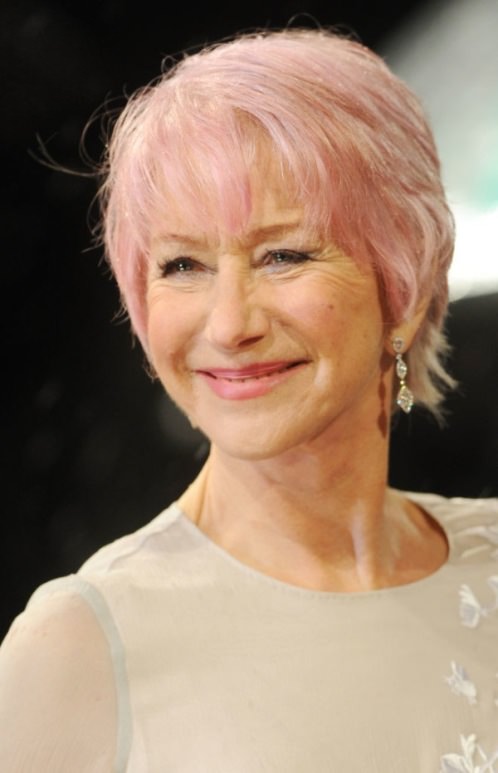 Color it Pink Hairstyles for Women Over 70