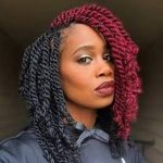 Two Color kinky twist hairstyle