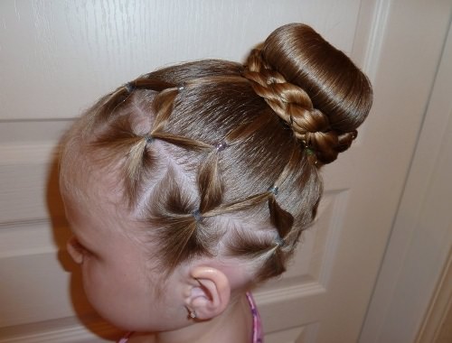  The Elegant Bun toddler girl hairstyles