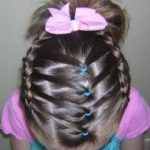 Braided Style for Short Hair Toddler Girls Hairstyle