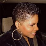 Back Combed Hair TWA hairstyles
