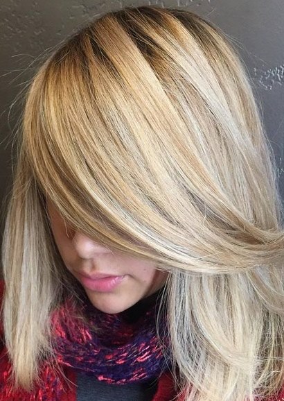 Blonde Brown Peek-a-Boo- Blonde hairstyles