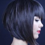 Bob with Blunt Bangs- A-line bob hairstyles