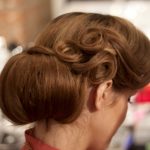 Low Bun with Side Ringlets- Hairstyles from 70’s and 80’s