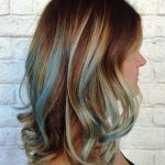 Non-Traditional Blue Highlight Hairstyles