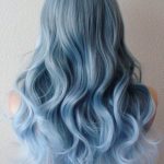 Soft Pastel Blue Highlight Hairstyles